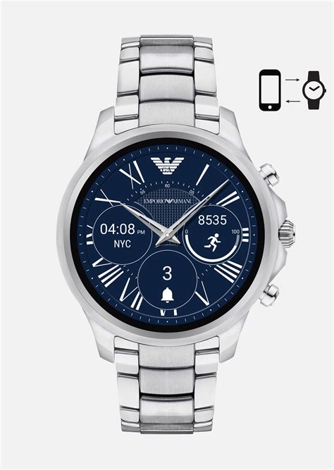 emporio armani connected smartwatch|emporio armani connected hybrid smartwatch.